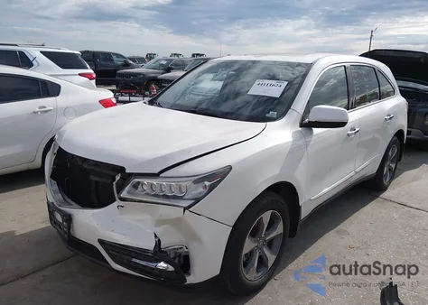 2014 Acura Mdx из США, поврежденный, VIN 5FRYD4H28EB013624